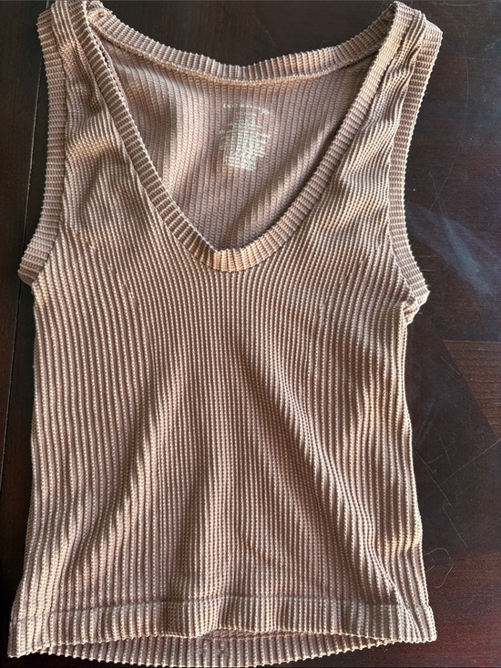 Free People Tops - Free people intimately Ribbed V-Neck Tank Top in Taupe